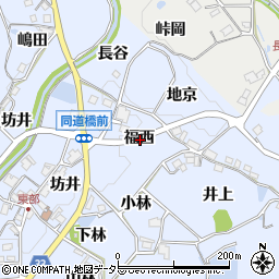 兵庫県宝塚市大原野福西周辺の地図