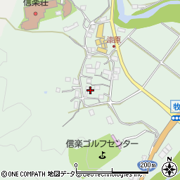 滋賀県甲賀市信楽町牧1212周辺の地図