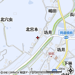 兵庫県宝塚市大原野北宮本周辺の地図