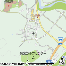 滋賀県甲賀市信楽町牧1249周辺の地図