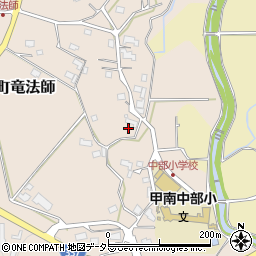 滋賀県甲賀市甲南町竜法師1084周辺の地図
