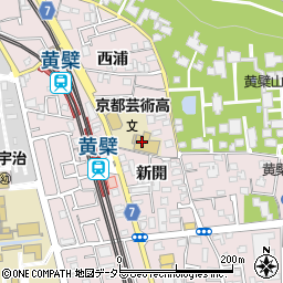 京都芸術高等学校周辺の地図