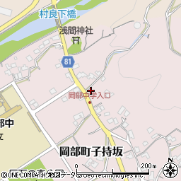 静岡県藤枝市岡部町子持坂31周辺の地図