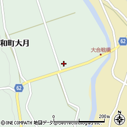 広島県庄原市口和町大月103周辺の地図