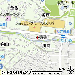 フレストステージ岡崎若松町周辺の地図