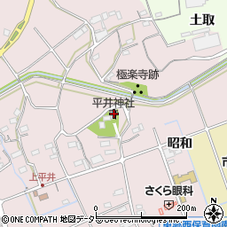 平井神社周辺の地図