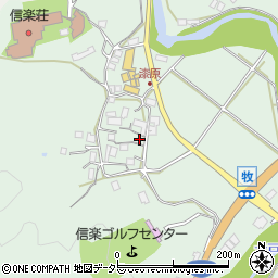 滋賀県甲賀市信楽町牧1250周辺の地図