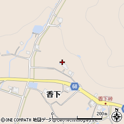 兵庫県三田市香下1124周辺の地図