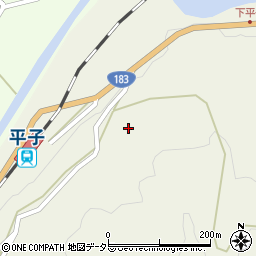 広島県庄原市西城町平子464周辺の地図