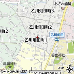 愛知県半田市乙川畑田町1丁目10周辺の地図