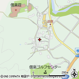 滋賀県甲賀市信楽町牧1243周辺の地図