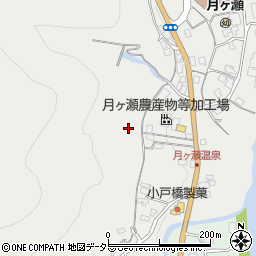 静岡県伊豆市月ケ瀬周辺の地図