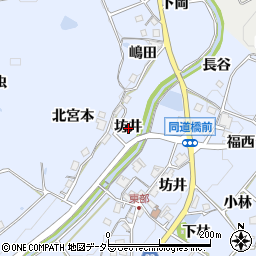 兵庫県宝塚市大原野坊井周辺の地図
