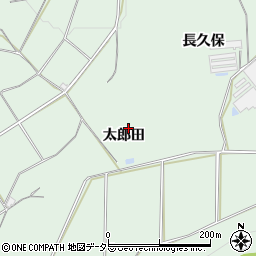 愛知県新城市有海太郎田周辺の地図