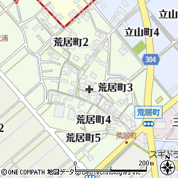 愛知県碧南市荒居町3丁目56周辺の地図