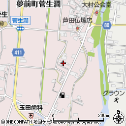 兵庫県姫路市夢前町菅生澗522-5周辺の地図