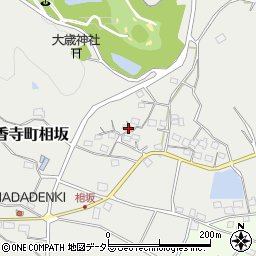 兵庫県姫路市香寺町相坂周辺の地図
