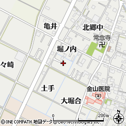 愛知県岡崎市野畑町周辺の地図