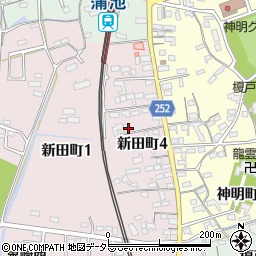 愛知県常滑市新田町4丁目65周辺の地図