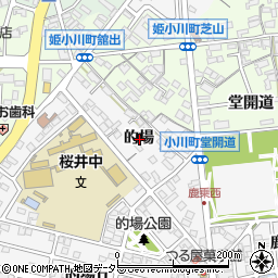 愛知県安城市小川町的場周辺の地図