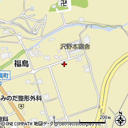 兵庫県三田市福島309周辺の地図