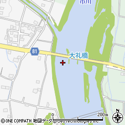 大礼橋周辺の地図