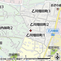 愛知県半田市乙川畑田町1丁目1周辺の地図