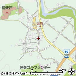 滋賀県甲賀市信楽町牧1251周辺の地図