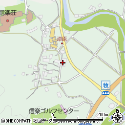 滋賀県甲賀市信楽町牧1306周辺の地図