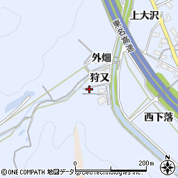 愛知県岡崎市池金町狩又62周辺の地図