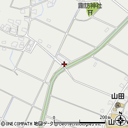 兵庫県姫路市山田町多田1102-5周辺の地図