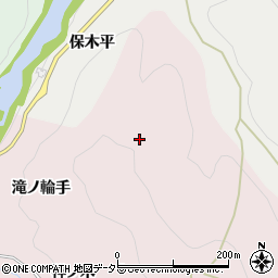 愛知県新城市市川滝ノ輪手周辺の地図