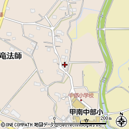 滋賀県甲賀市甲南町竜法師39周辺の地図