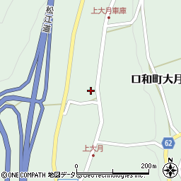 広島県庄原市口和町大月407周辺の地図