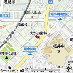 愛知県安城市姫小川町北門原周辺の地図