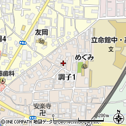 コーポ長岡周辺の地図