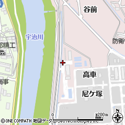 京都府宇治市五ケ庄高車周辺の地図