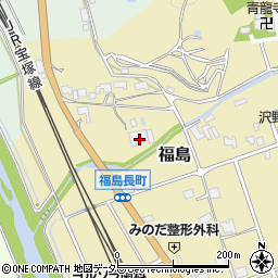 兵庫県三田市福島757周辺の地図