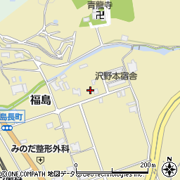 兵庫県三田市福島347周辺の地図