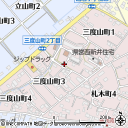 愛知県碧南市三度山町周辺の地図