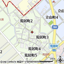 愛知県碧南市荒居町3丁目49周辺の地図