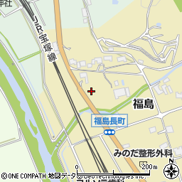 兵庫県三田市福島713周辺の地図