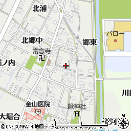 愛知県岡崎市野畑町北郷中10周辺の地図