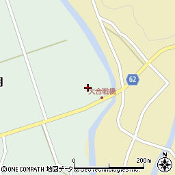 広島県庄原市口和町大月111周辺の地図