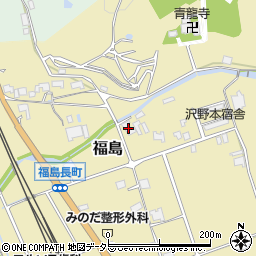 兵庫県三田市福島354周辺の地図