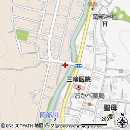 静岡県藤枝市岡部町岡部417周辺の地図