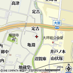 愛知県新城市富永イノキ田周辺の地図