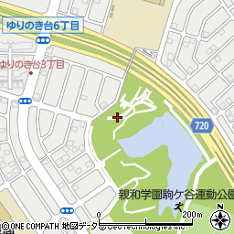兵庫県三田市ゆりのき台周辺の地図