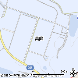 愛知県常滑市久米（高峰）周辺の地図