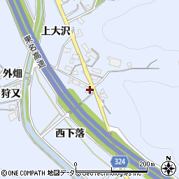 愛知県岡崎市池金町西下落26周辺の地図